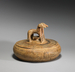 Pyxis and Lid with Two Standing Horses Thumbnail